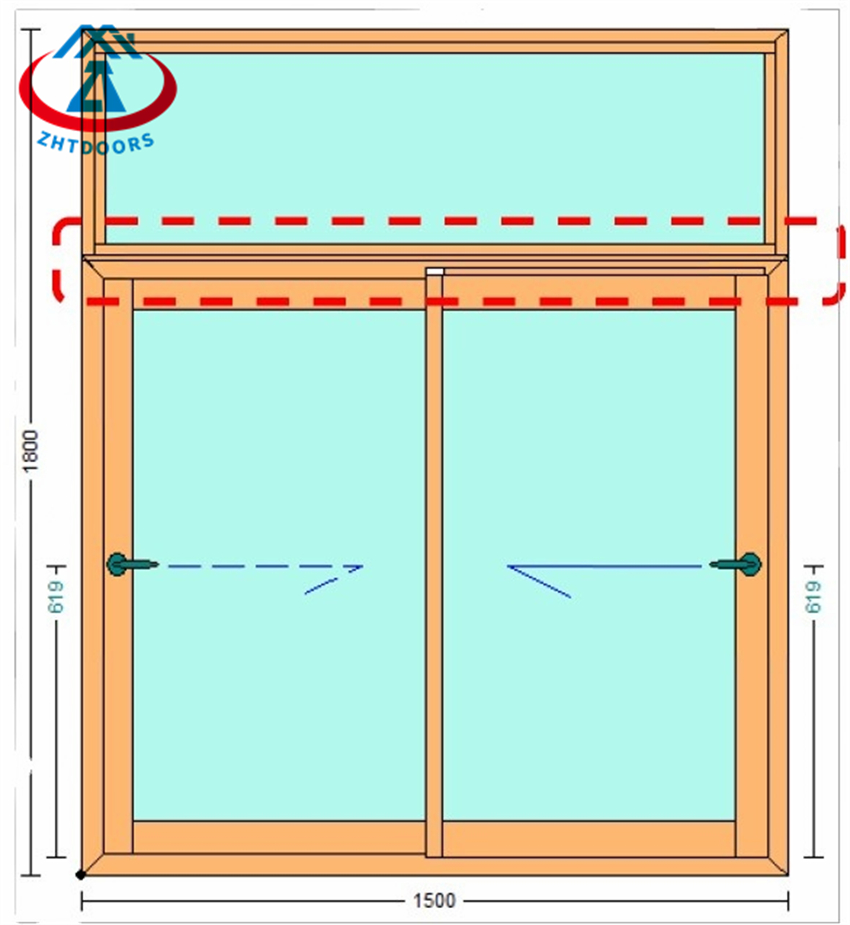 Heat Insulated Aluminum Sliding Window