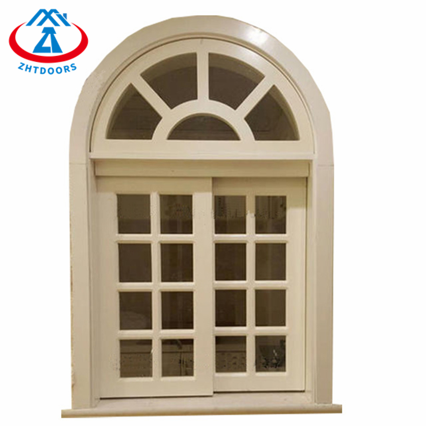 Factory Customized Popular Security Slim Frames Black Aluminium Sliding Window