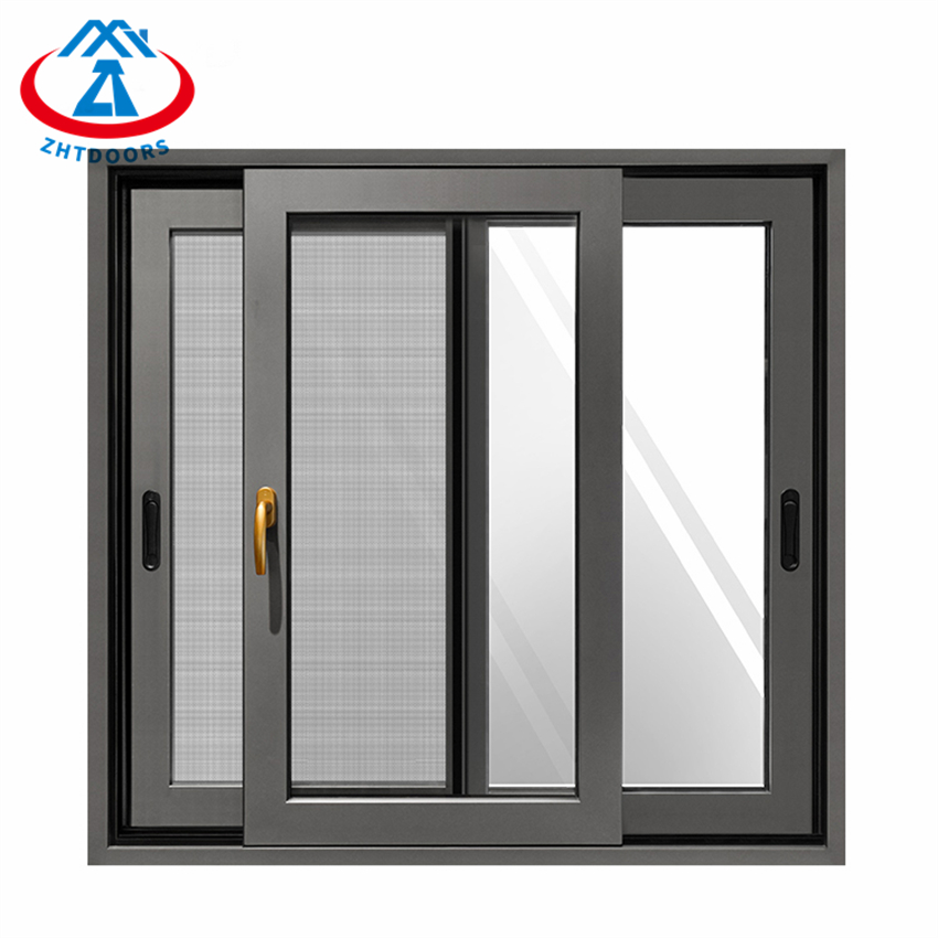 Hurricane Approved Windows Black Aluminium Sliding Window