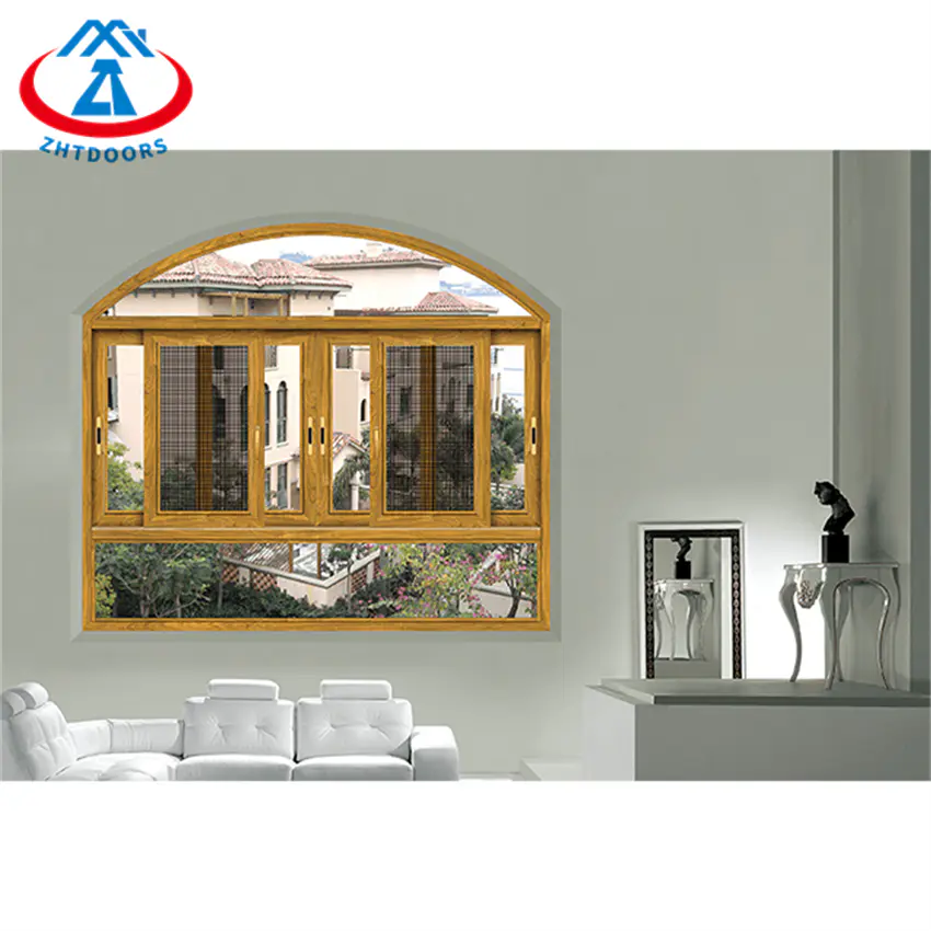 Hight Quality Villa Arch Aluminum Alloy Frame Aluminium Sliding Window