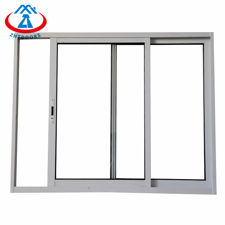 Matt Black Aluminum Frame Certification Sliding Window