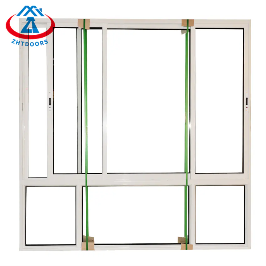 Matt Black Aluminum Frame Certification Sliding Window