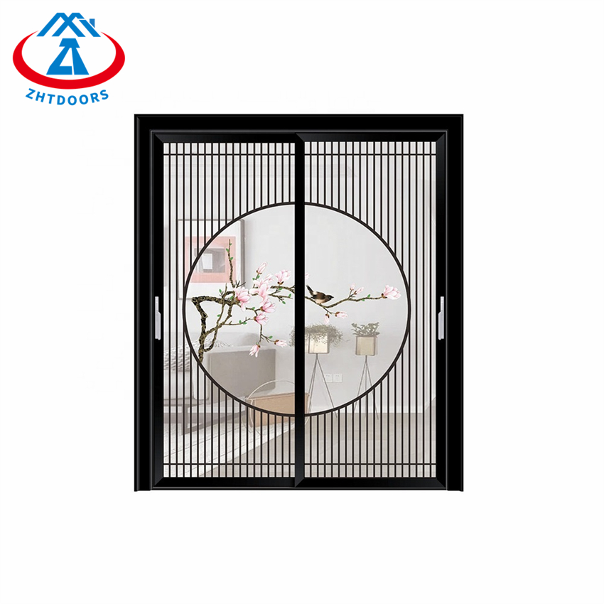 Modern Latest Interior Aluminum Curved Vertical Sliding Window