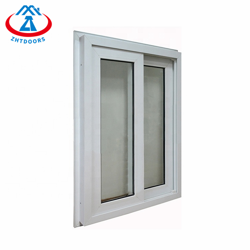 Open Out White Black Aluminum Frame Simple Design Sliding Window