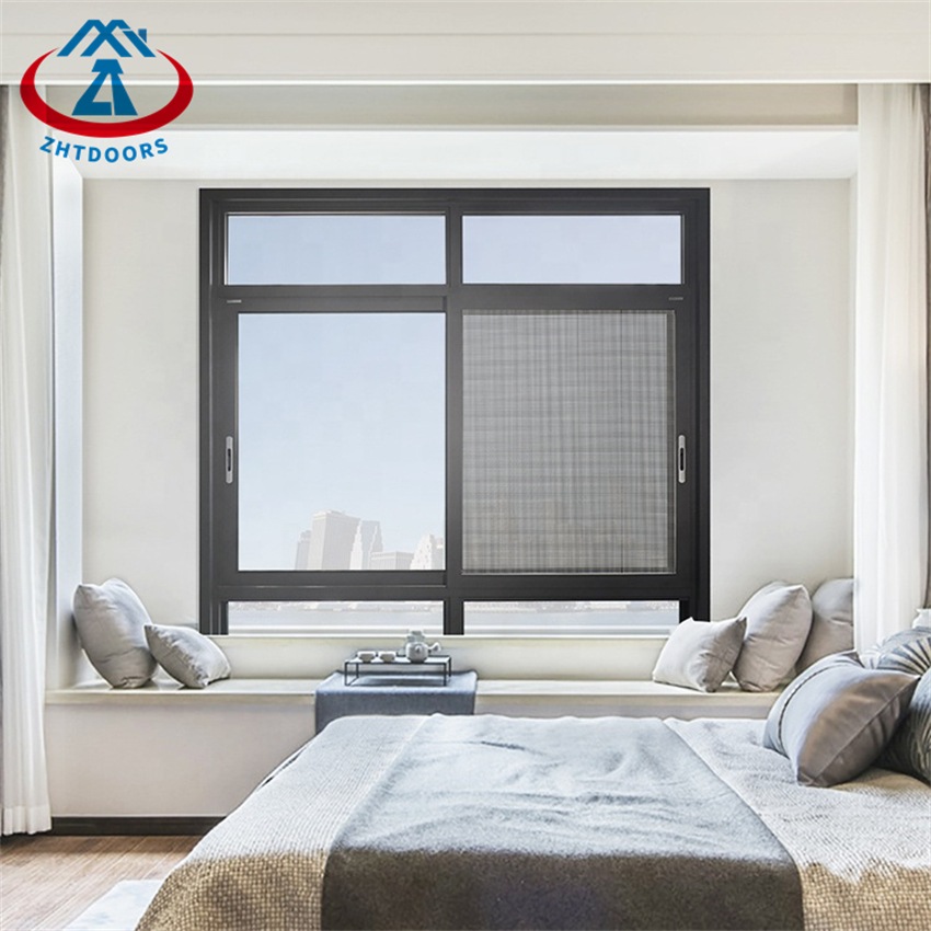 Window Low Cost From China Black Aluminium Sliding Window