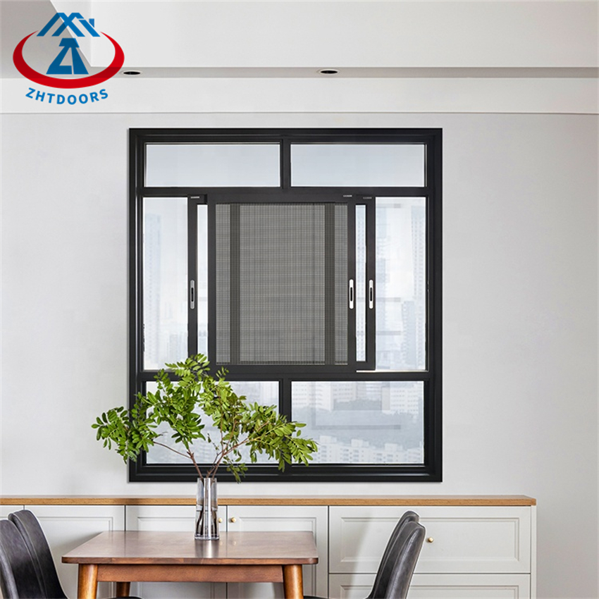 Window Low Cost From China Black Aluminium Sliding Window