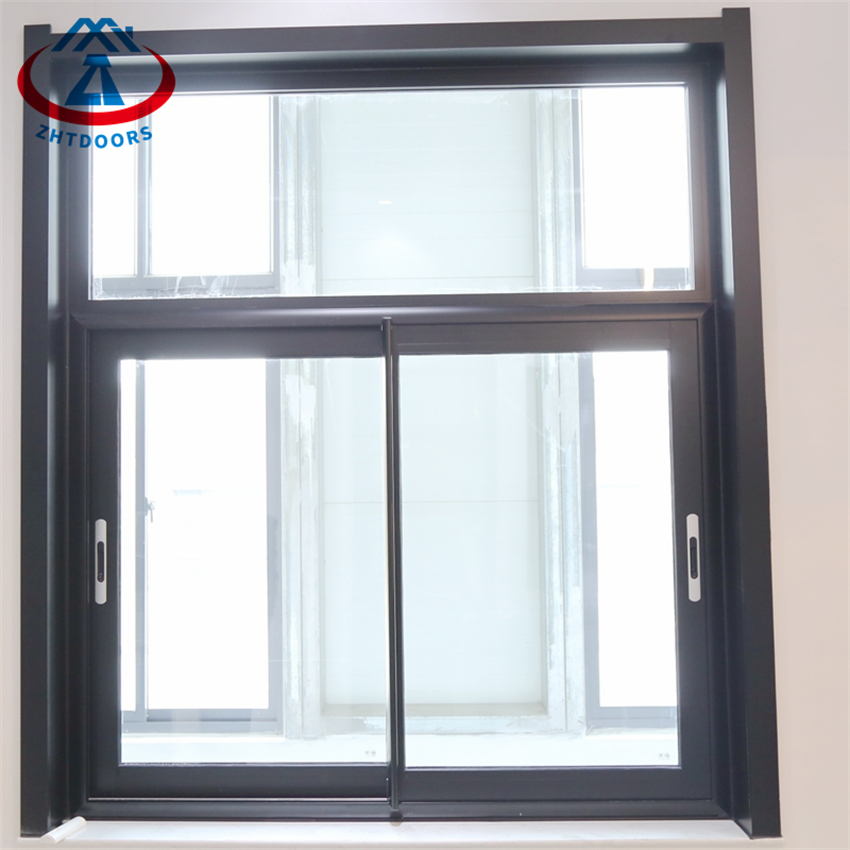 Simple Design Aluminium Double Glazed Frame Glass Sliding Window