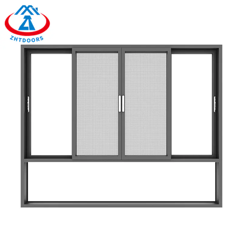 Simple Design Aluminum Sliding Windowcasement Huge Aluminium Sliding Window