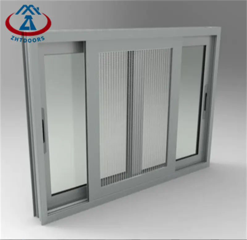 Sound Insulation Aluminum Window With Window Screen