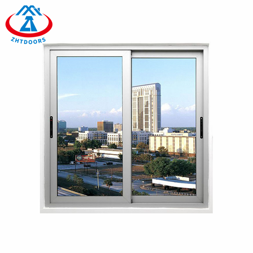 Waterproof Anod Aluminum Frame Doubl Glaze Glass Sliding Window