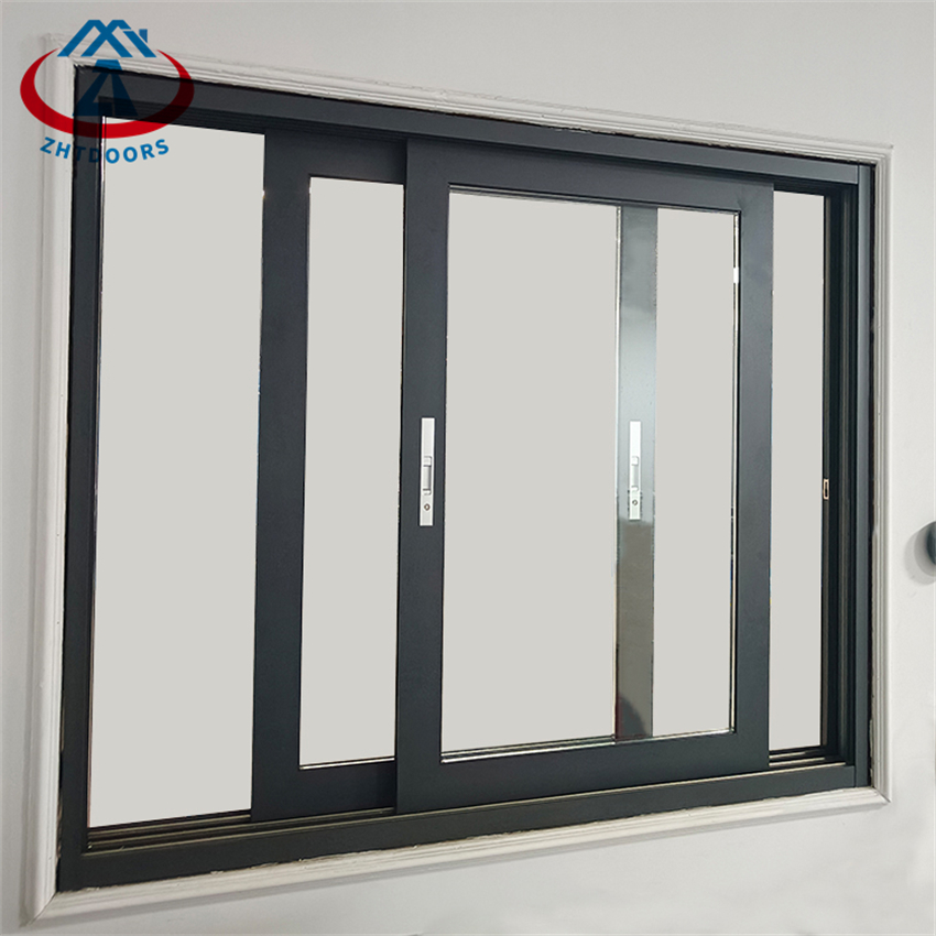 New 3 Tracks Double Glazed Aluminium Sliding Window