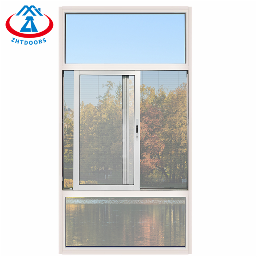 Australian Standard Window Doors Double Glass Aluminium Sliding Window
