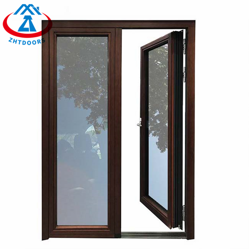 Factory Design Aluminum French Door With Secure Aluminium Swing Door