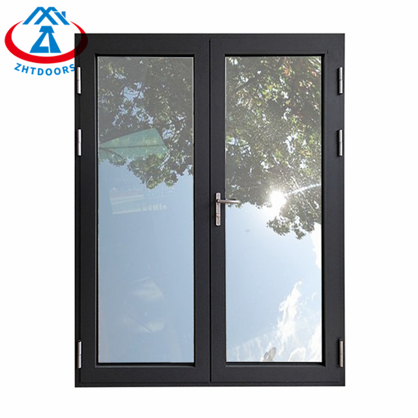 Factory Design Aluminum French Door With Secure Aluminium Swing Door