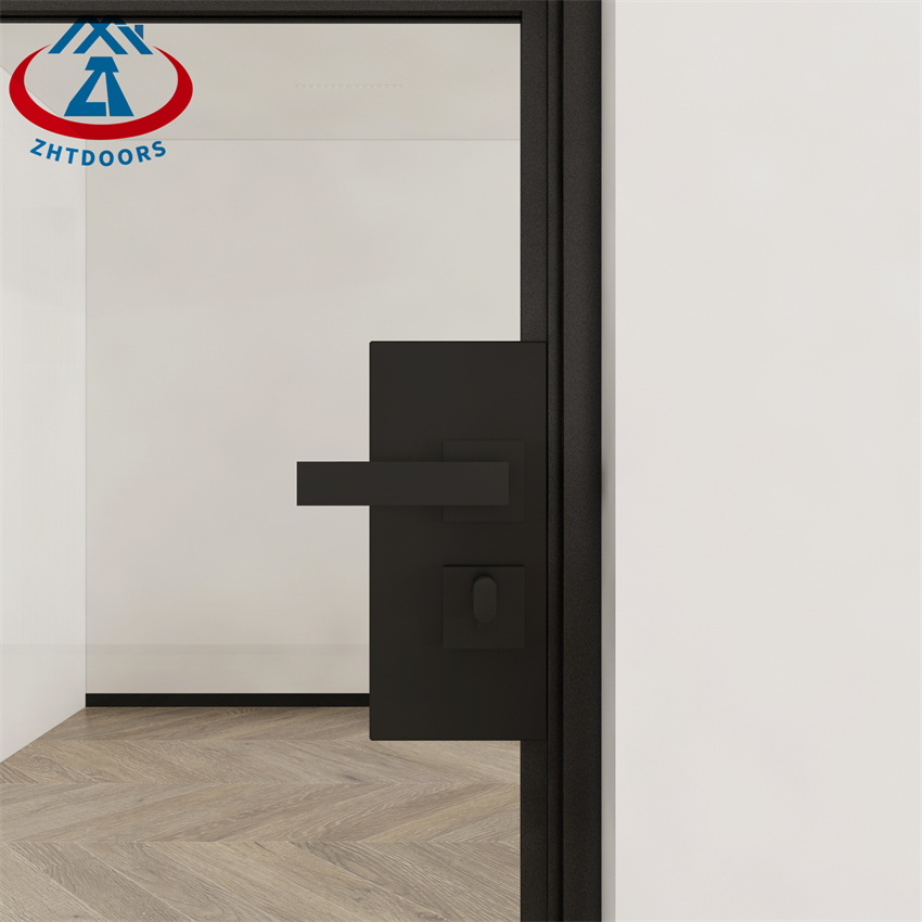 New Design Powder Coating Alu-framed Hinged Aluminium Swing Door
