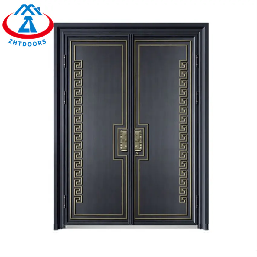 Aluminum Steel Doors Material With Bulletproof Casting Aluminium Swing Door