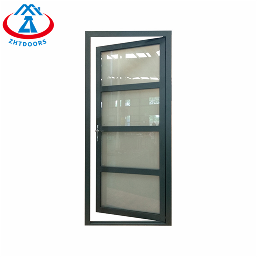 Black Aluminium Back Aluminium Swing Door
