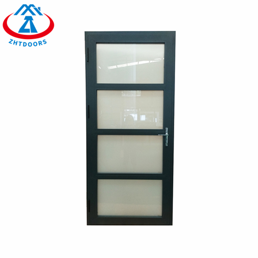 Black Aluminium Back Aluminium Swing Door