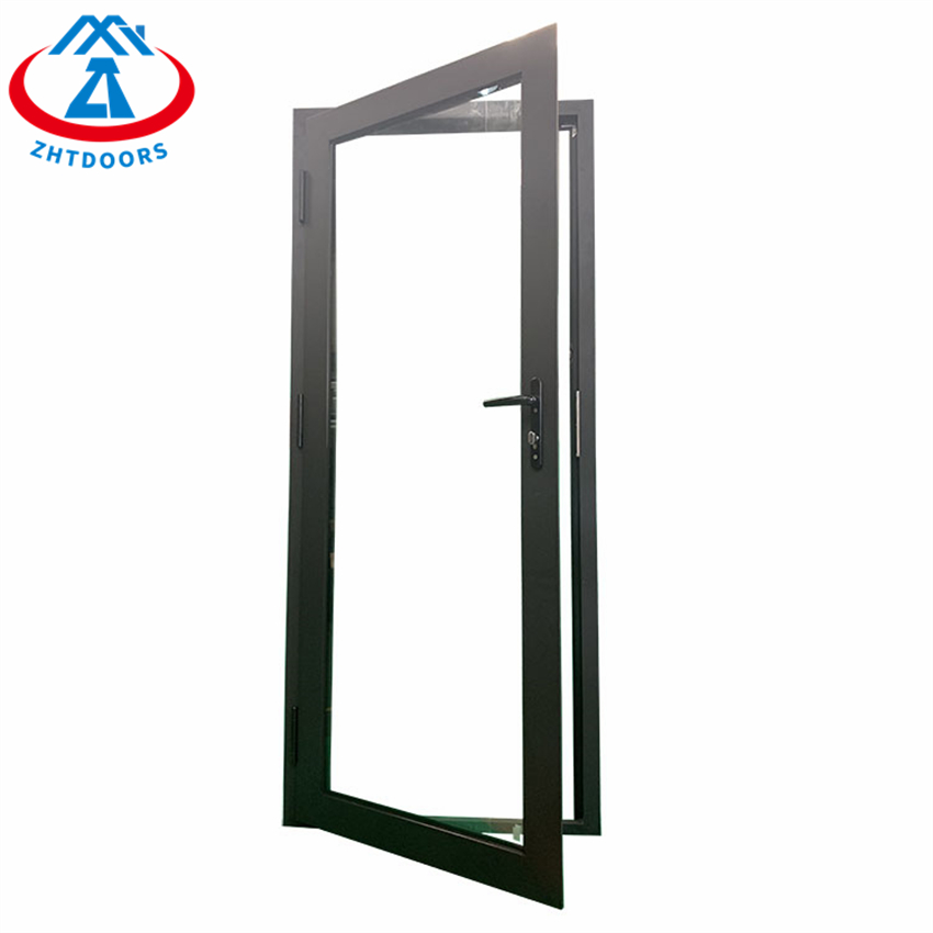 Black Aluminium Back Aluminium Swing Door
