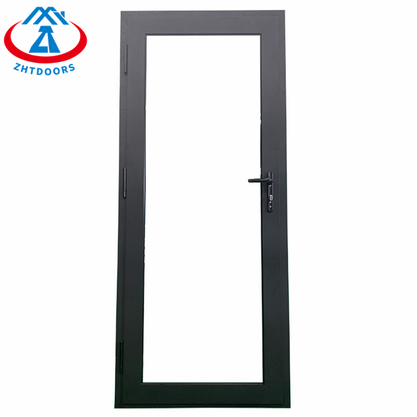 Black Aluminium Back Aluminium Swing Door