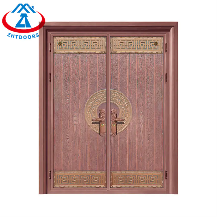 Cast Aluminum Exterior Door Home Swing Door