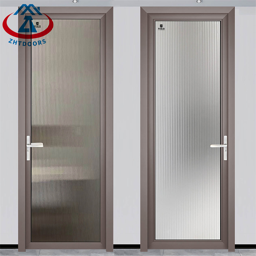 China Supplier Aluminium Toilet Door Modern Bathroom Swing Door