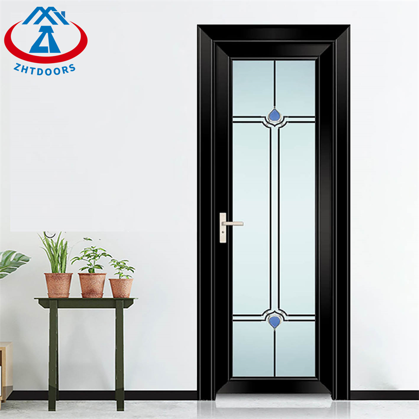 China Supplier Aluminium Toilet Door Modern Bathroom Swing Door