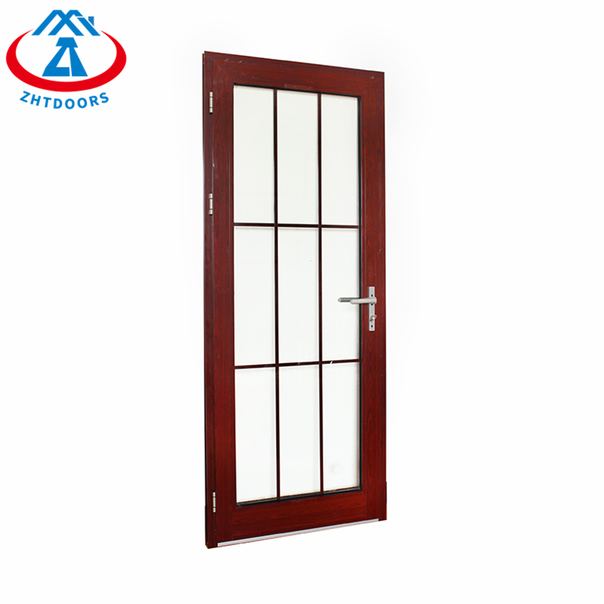 Double Design Pvc Hinged Patio Interior Bathroom Aluminium Swing Door