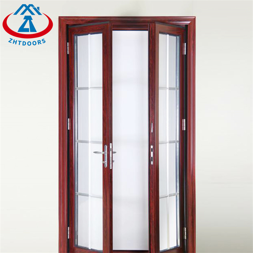Double Design Pvc Hinged Patio Interior Bathroom Aluminium Swing Door