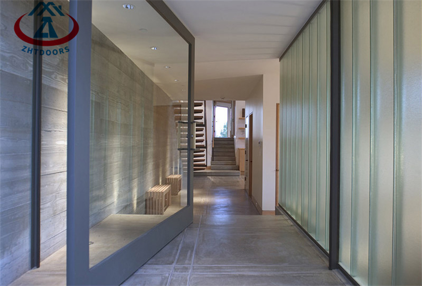 Aluminum Double Glazed Swing Pivot French Swing Door