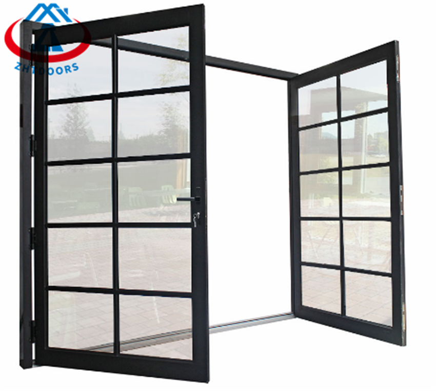 Modern Design Aluminum Double Swing Door