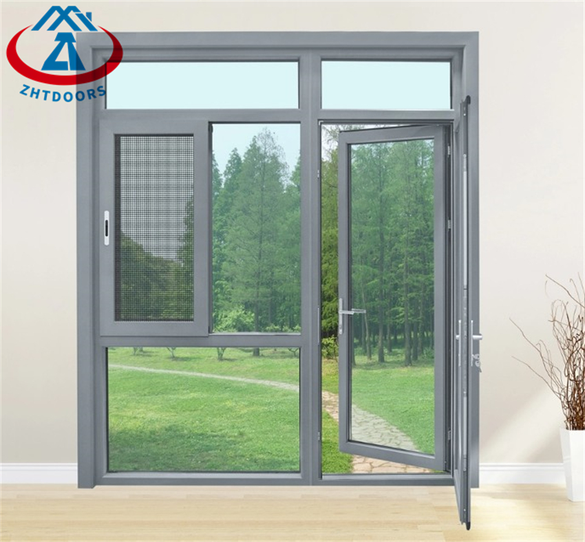 Modern Design Aluminum Double Swing Door