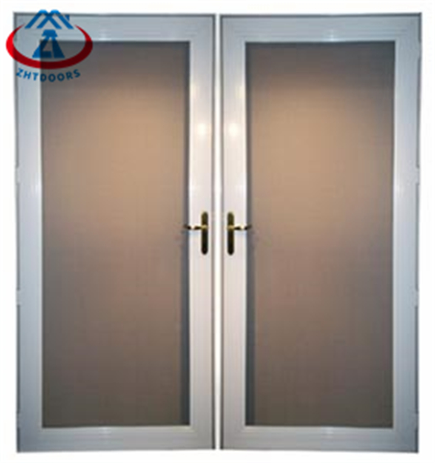 Entry Door Thermal Break Aluminium Double Pane Swing Door