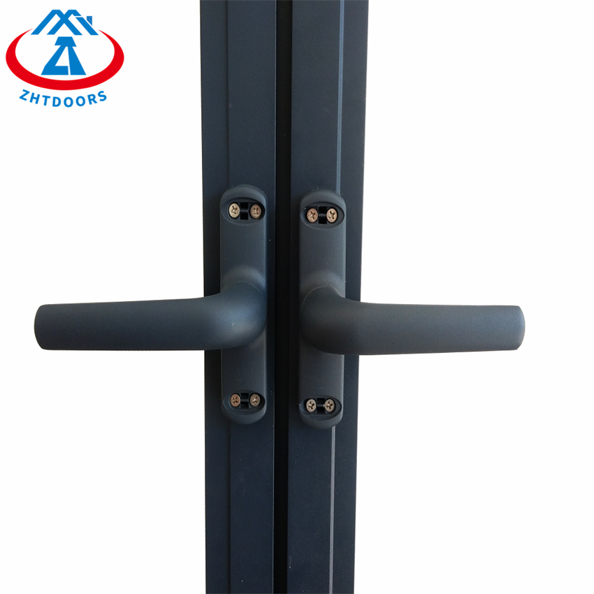 European Standard Double Panels Swing Style Aluminium Swing Door