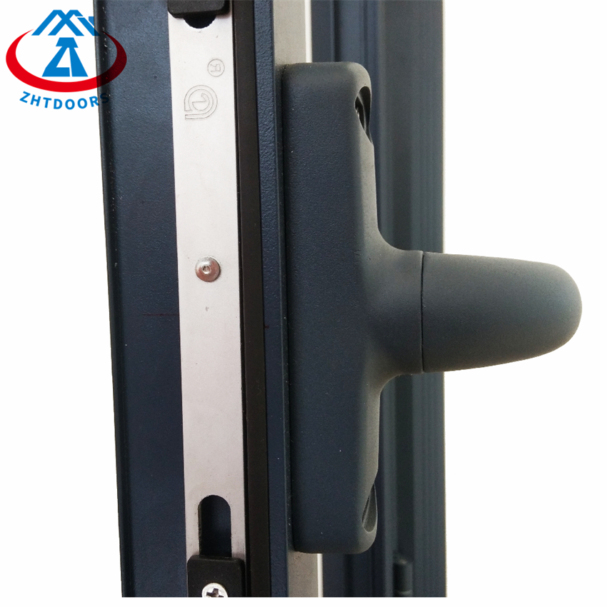 European Standard Double Panels Swing Style Aluminium Swing Door