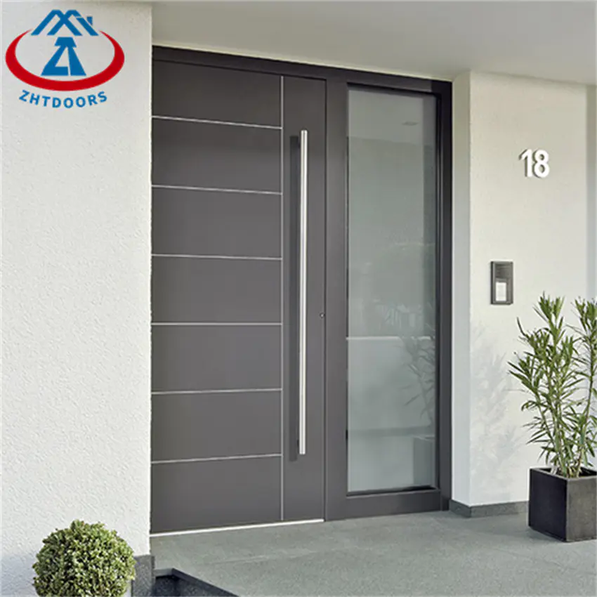Exterior Entry Door Security Aluminium Swing Door