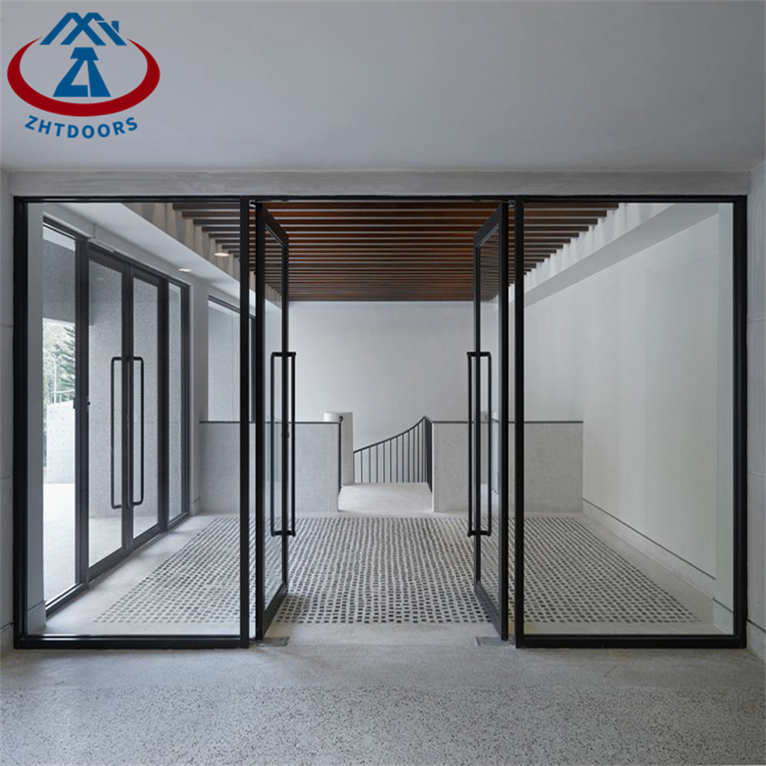 Factory Hot Sale Thermal Break Aluminum Bathroom Swing Door