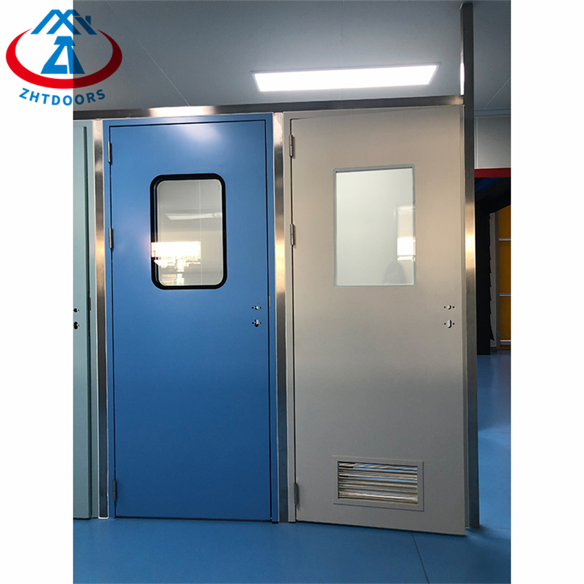 Standard Laboratory Clean Room Door Aluminium Swing Door