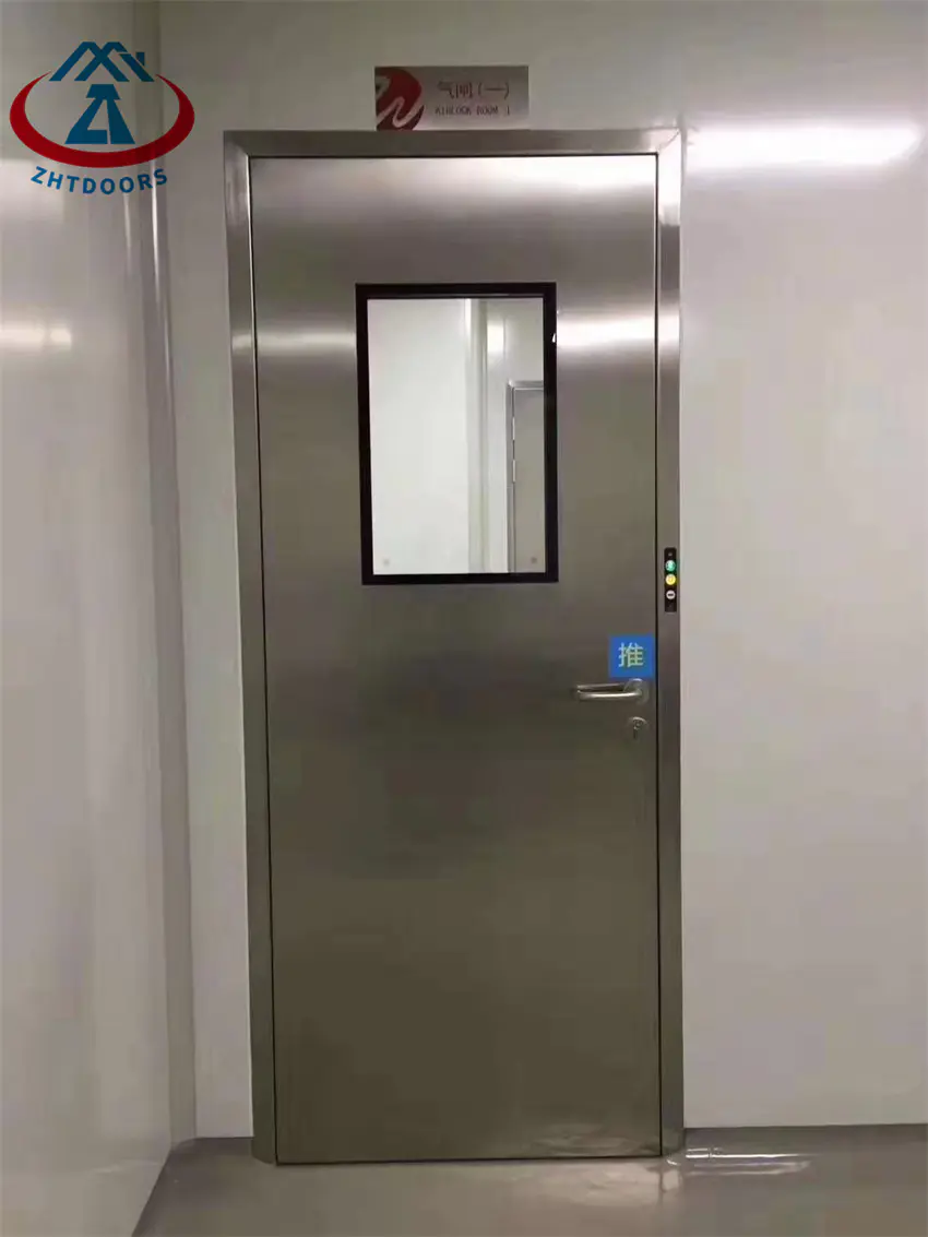 Standard Laboratory Clean Room Door Aluminium Swing Door