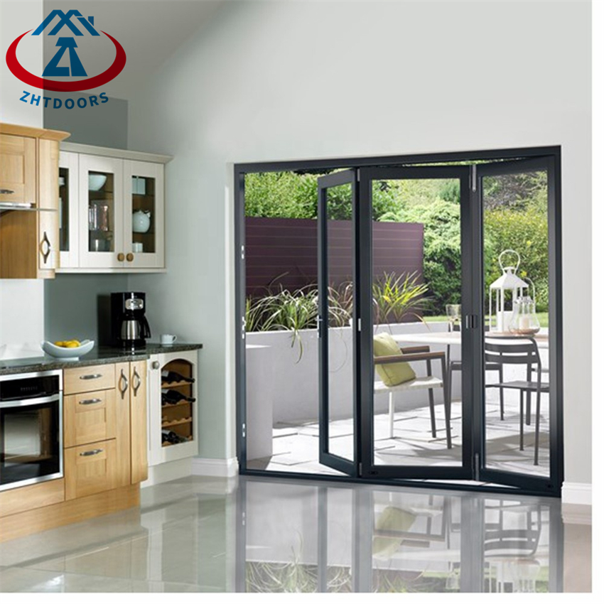 Grey Color Aluminum Interior Swing Doors Double Glass