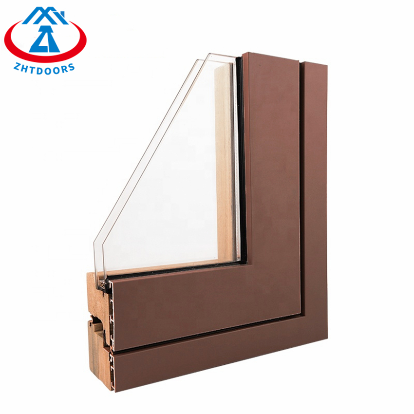 Hot Sale Aluminum Sectional Design Glass Swing Door