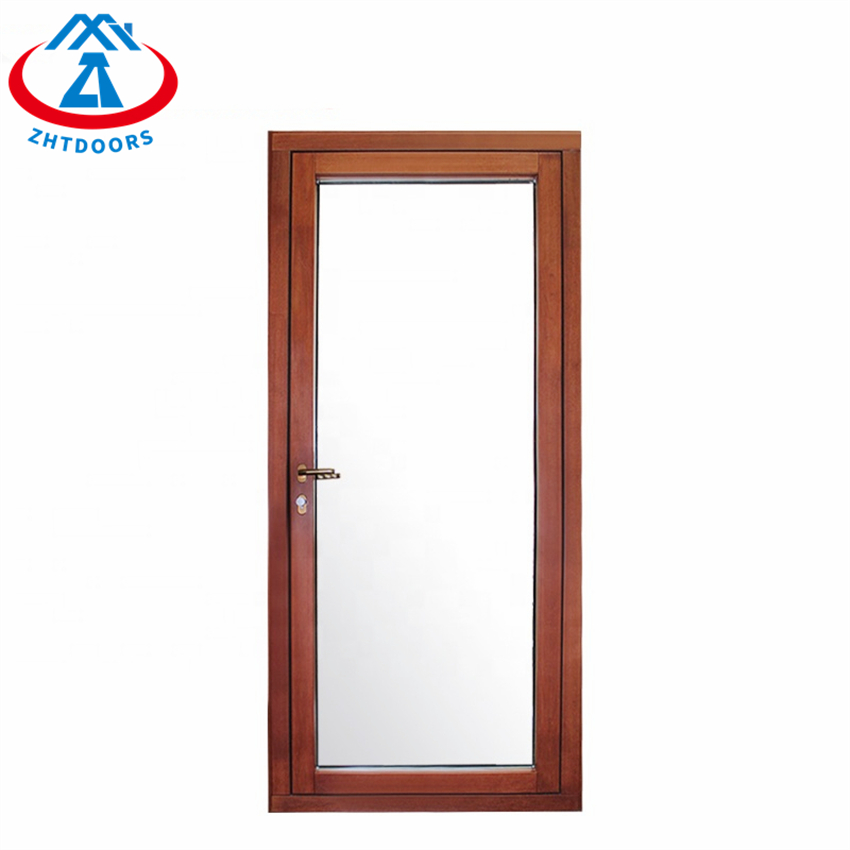 Hot Sale Aluminum Sectional Design Glass Swing Door
