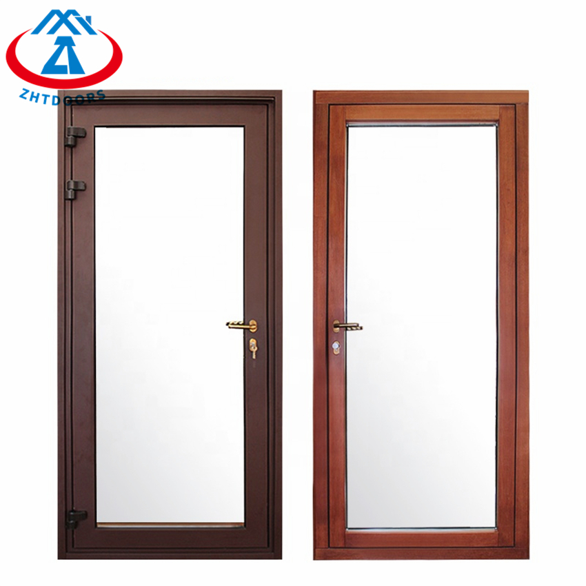 Hot Sale Aluminum Sectional Design Glass Swing Door