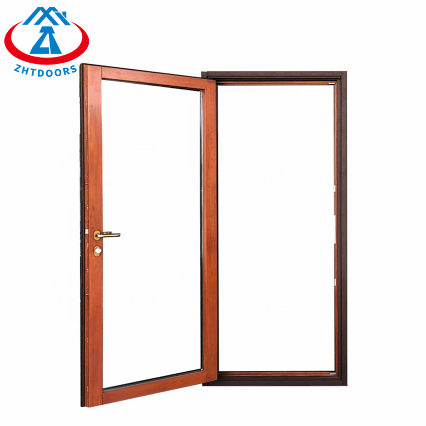Hot Sale Aluminum Sectional Design Glass Swing Door
