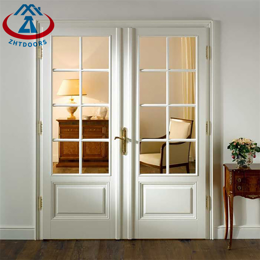 Modern Swing French Aluminum Internal Metal Single Aluminium Swing Door