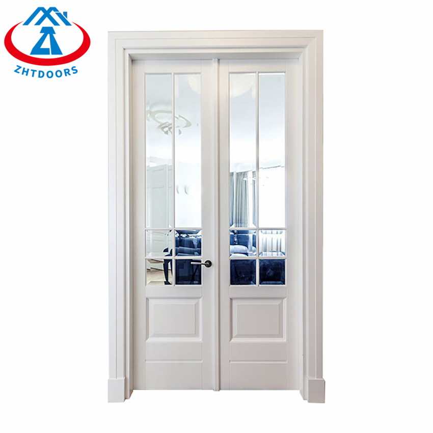 Modern Swing French Aluminum Internal Metal Single Aluminium Swing Door