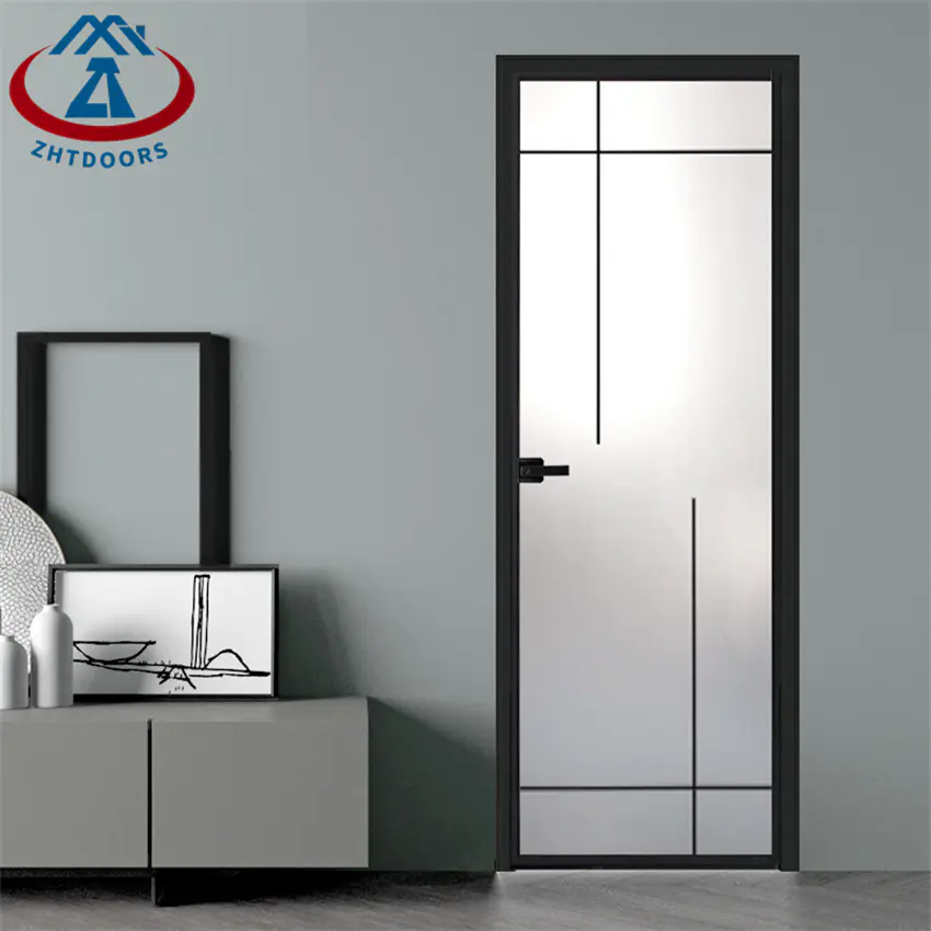 Residential And Commercial Iron Front Aluminium Swing Door