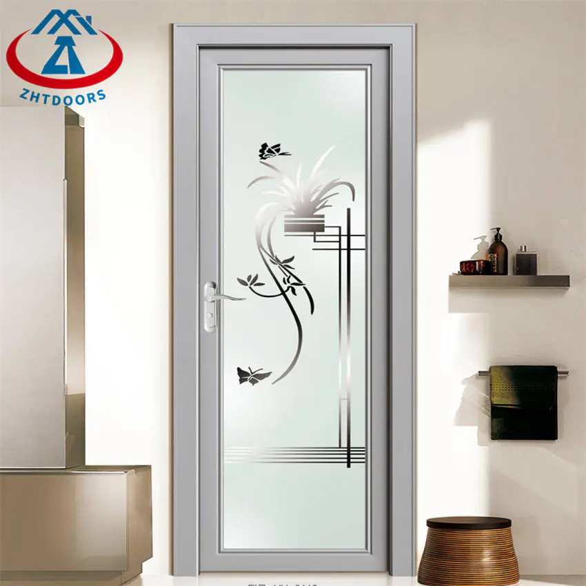 Wholesale Aluminium Frame Door Glass Door Interior Aluminium Swing Door