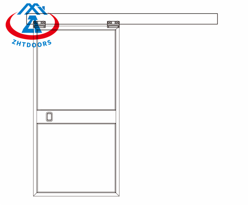 Cleanroom Door Operation Room Door Glass Aluminium Sliding Door