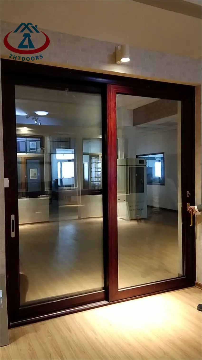 Apartment Modern Sliding Glass Door Double Glazed Aluminium Sliding Door